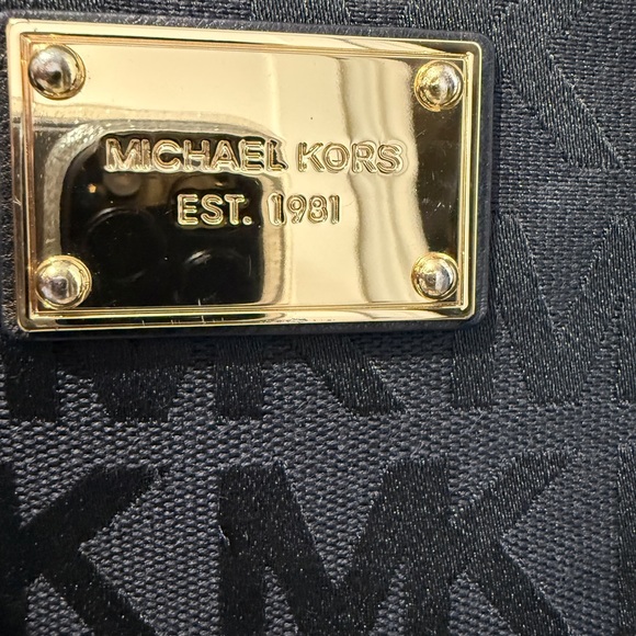 Michael Kors Monogram Duffel Bag – 17x14, Excellent Condition - Picture 6 of 8